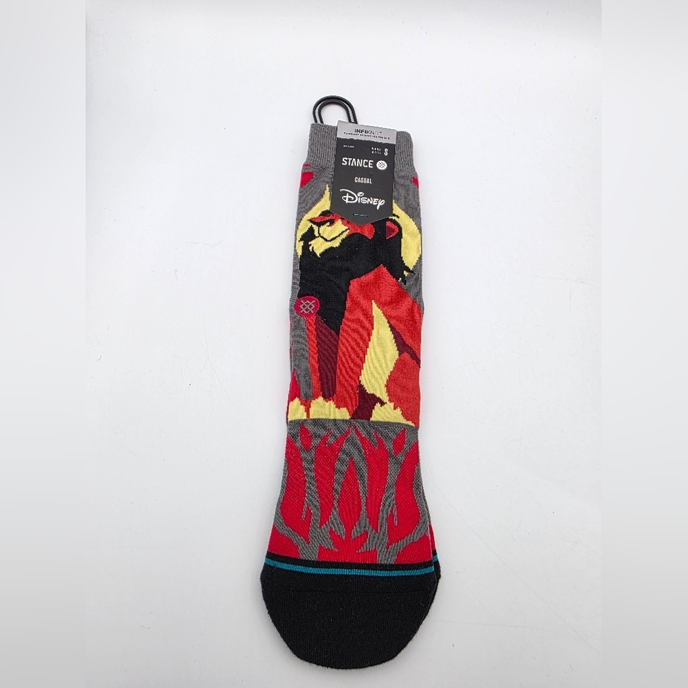 Stance Disney Villains Scar Crew Height Casual Socks Unisex Size Small